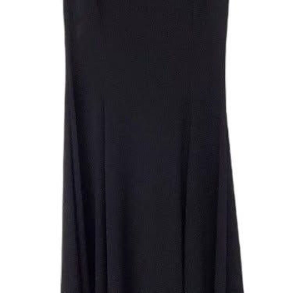 Cousins Black Short Sleeve Mid Length Dress 6
